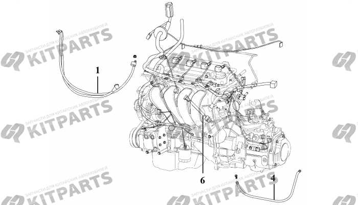 Жгут проводов стартера Lifan X70