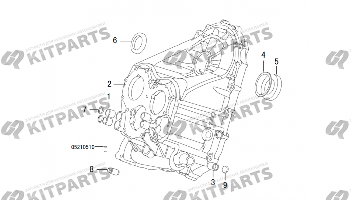 Корпус кпп 2 Haval