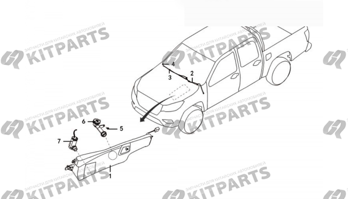 Бак омывателя Haval