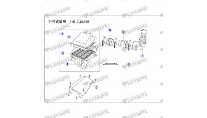 Корпус воздушного фильтра Hover (Ховер) дизель Great Wall