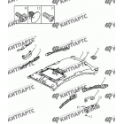 Обивка потолка с люком (седан)